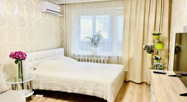 Апартаменты c 1 комнатой с балконом и с красивым видом из окна Апартаменты Красноярская 2