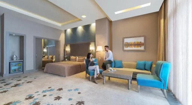 Люкс Семейный с 2 комнатами с балконом Qafqaz Tufandag Mountain Resort Hotel