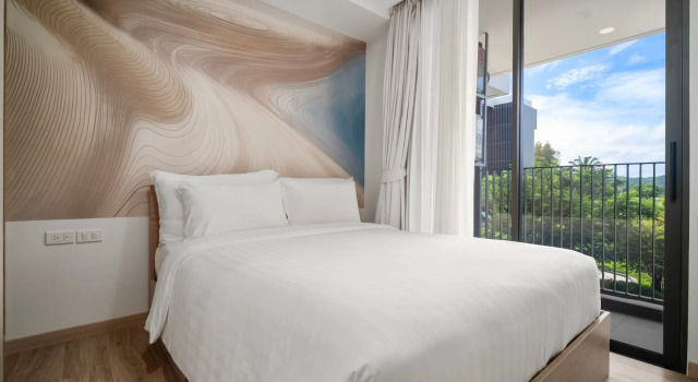 Двухместные апартаменты c 1 комнатой с балконом Апарт-отель Skypark Aurora Building 2 in Laguna By Banyan Living