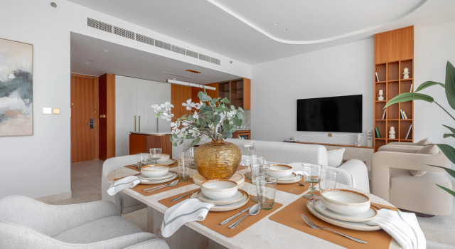 Апартаменты Premium 2BR | Palm Jumeirah | Private Beach | Fully Furnished, Забронировать Апартаменты/квартира Джумейра Дубай, рядом с Max