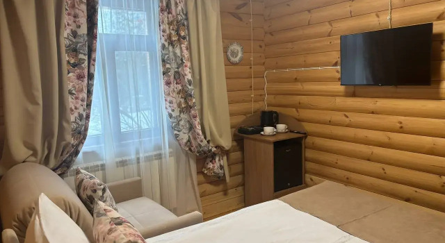 Двухместный номер Стандарт в гостинице с красивым видом из окна Туристический комплекс Удивительная Деревня Мандроги
