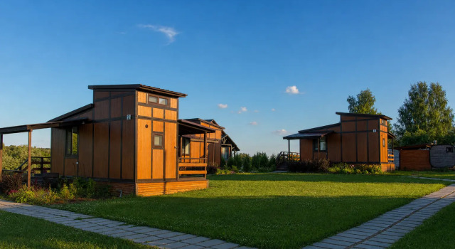 Okskoye koleso Chalet, Rezervovat Chata Chaty v Moskovská, Chalupa
