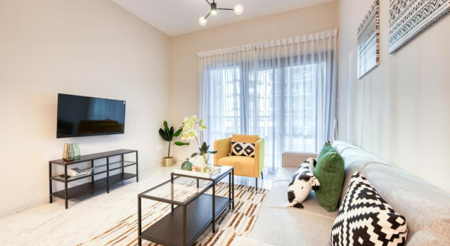 Апартаменты Elite LUX Holiday Homes - Stylish 1 BR + Pool & World Class Gym in Dubai South