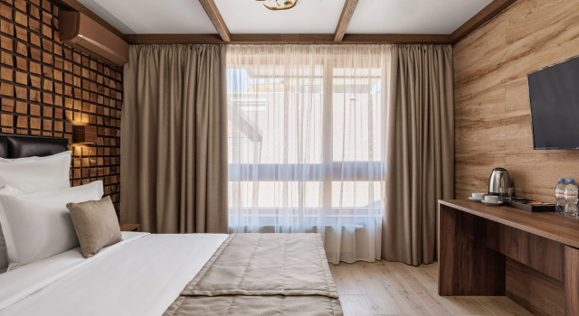 Двухместный номер Comfort с видом на внутренний двор Stellar Collection Chalet Krasnaya Polyana