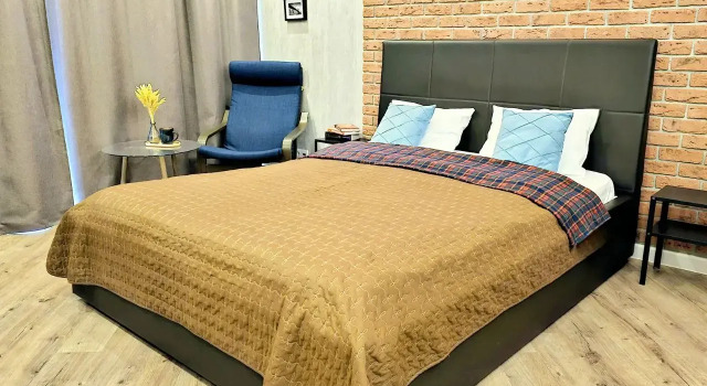 Апартаменты c 1 комнатой с балконом и с красивым видом из окна Апартаменты BGHouse с Видом на Волгу
