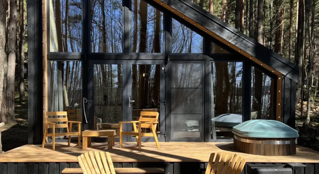 Трёхместный Дом Амбар 2 с красивым видом из окна База отдыха The Lagom