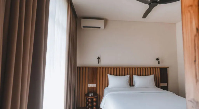 Вилла Deluxe c 1 комнатой с видом на бассейн Апарт-отель Suom Apartments & Villas Canggu