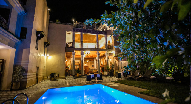 Palais Houyam Guest house, Boek Pension Hotels in Fez met maaltijden, in de buurt van Batha Square, Halfpension / Volpension