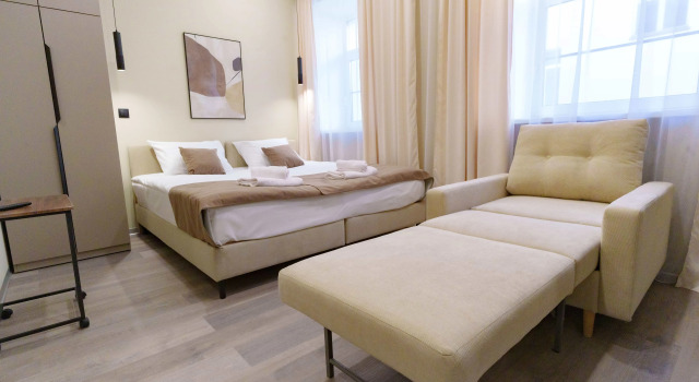 Трёхместные Апартаменты Комфорт Апарт-отель Комплекс апартаментов Port Comfort by Moyka