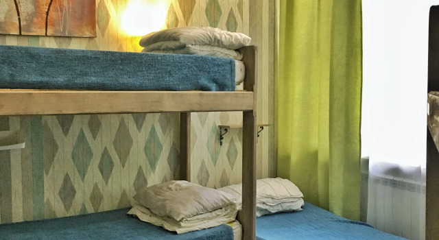Кровать в общем номере Хостел Хабаровск B&B