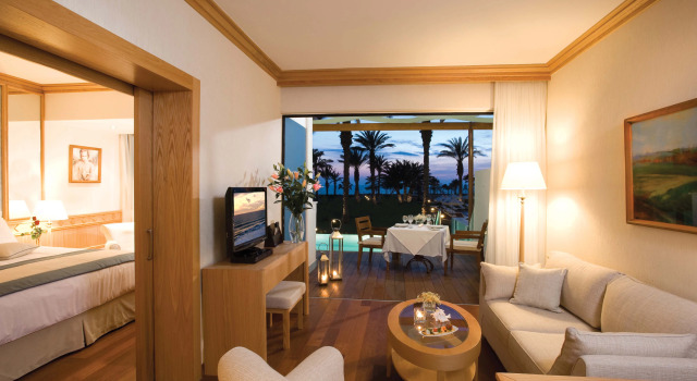 Люкс Executive c 1 комнатой с видом на море Constantinou Bros Asimina Suites Hotel