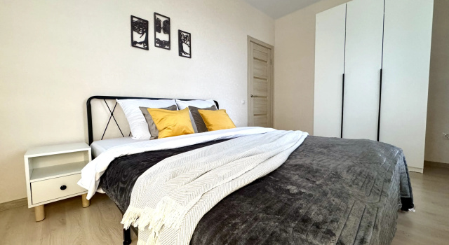 Апартаменты с 2 комнатами Квартира Enigma Apartments - Студия с панорамным видом в ЖК Аквамарин