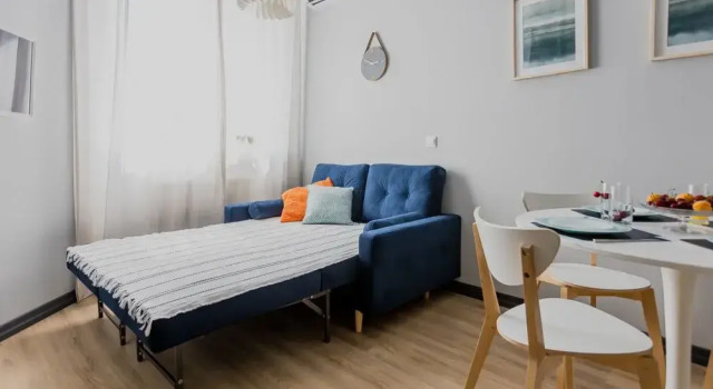 Двухместные апартаменты с 2 комнатами с балконом Апартаменты Oasis home
