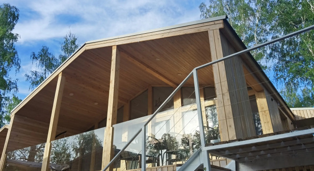 Shale Peski House, Book Chalet Sommerhuse i Chebarkul, Hytte