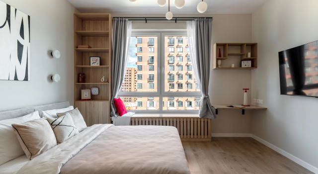 Studiya Na Beregu Moskva-Reki Flat, Rezervovat Apartmán Hotely v SZAO Area s parkováním, Parkování