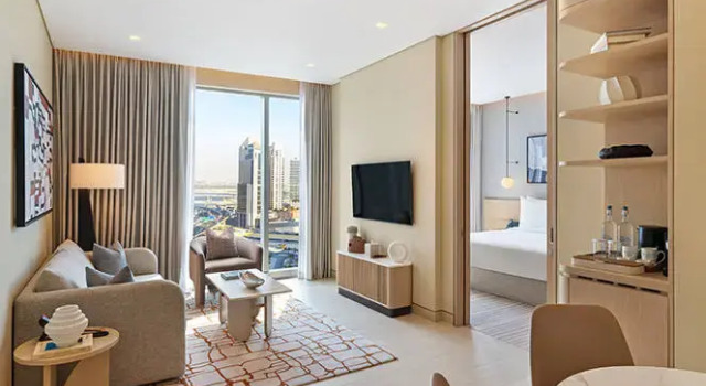 Люкс Premier с видом на город Vida Dubai Mall