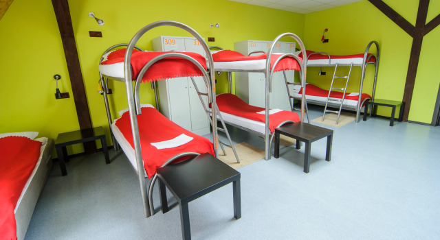 Кровать в общем номере Hostel City 57