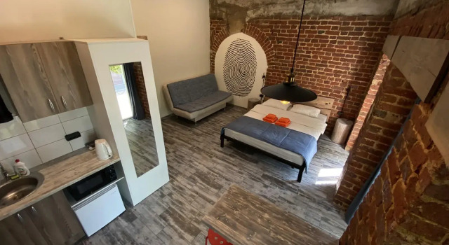 Двухместное Лофт Comfort N2 с красивым видом из окна Апартаменты LOFT Apart