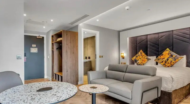 Двухместная студия Grande Отель Roomzzz Edinburgh