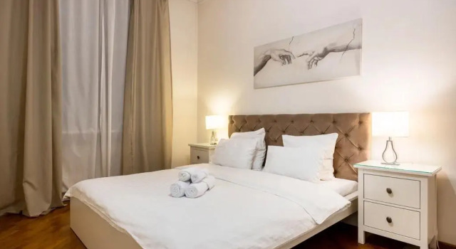 Двухместные апартаменты с 2 комнатами Квартира Fortnight 27 Kutuzovskiy Business Travel