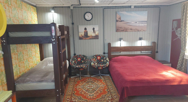 Четырёхместные апартаменты Comfort c 1 комнатой Гостевой дом ВездеВода