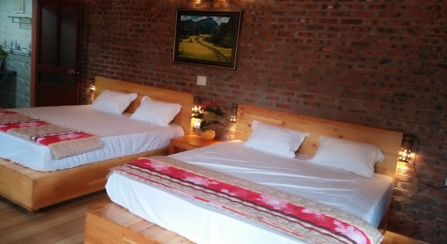 Семейный номер Standard с балконом и с красивым видом из окна Ninh Binh Eco Garden