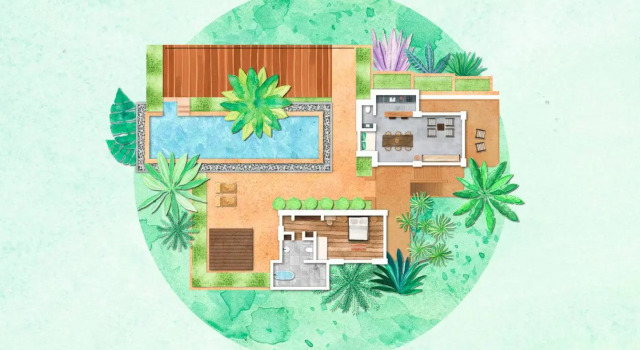 Вилла Treetop с бассейном с видом на море Вилла Samsam Yao Noi - Andaman Magic&Art