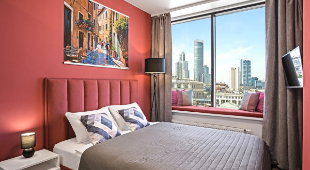 Апартаменты Верона с красивым видом из окна Гостевой дом Apartments-Home Hotel