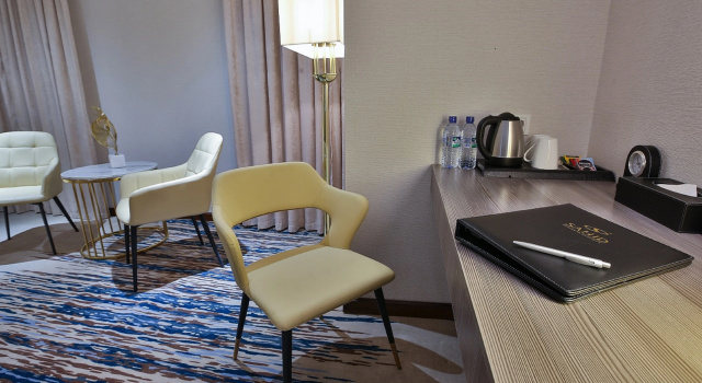 Двухместный номер Grand Deluxe Zarafshon Hotel Bukhara
