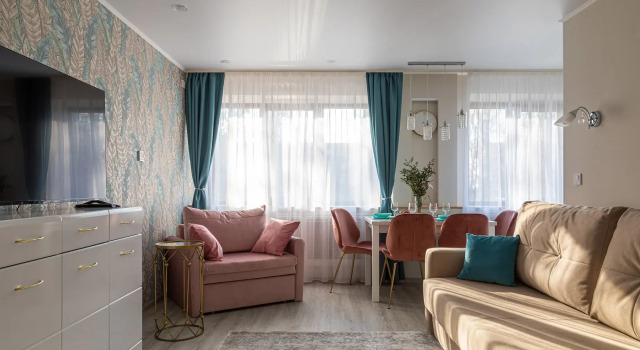 Апартаменты Comfort с 2 комнатами Апартаменты Каникулы в Кениге 2-к Фламинго в центре рядом с Южным вокзалом