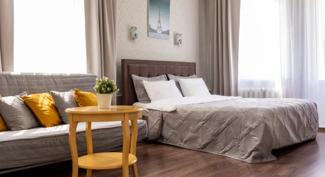Skandi khaus klassicheskiy Apartments, Boek Appartement Hotels in Magnitogorsk met parkeren, Parkeren