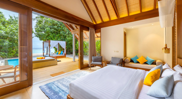 Двухместная Вилла с бассейном Beach Beach View Furaveri Maldives - COMPLIMENTARY ROUND-TRIP SEAPLANE TRANSFER FOR TWO FOR A MINIMUM OF 5 NIGHTS OR MORE FOR STAYS 1ST MAY 2026 TO 23RD DECEMBER 2026