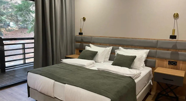 Двухместный номер Standard с балконом и с видом на парк Гостевой дом Chalet Monte