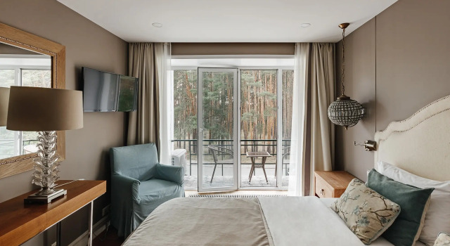 Двухместный номер Standard с балконом и с видом на сад Отель Vania Rooms Hotel