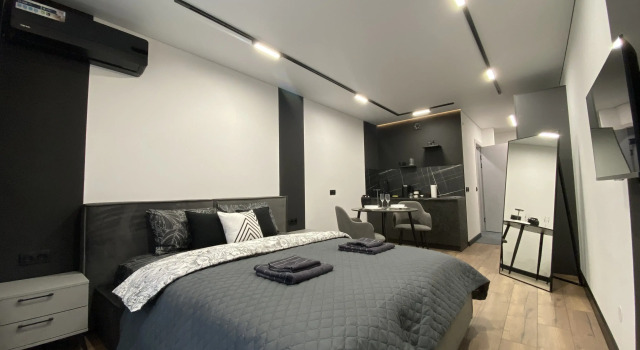 V Stile Minimalizm Flat, Prenota Appartamento Hotel a Udmurtia con parcheggio, Parcheggio