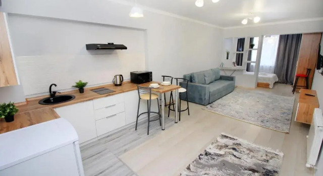 Апартаменты New And Cozy Studio In The Best Area 4, Забронировать Апартаменты/квартира Апартаменты Алматы, рядом с Станция метро Алмалы, Апартаменты/квартира
