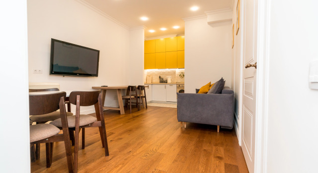 Lux na ulice Gagarina 5 Apartments, Prenota Appartamento Hotel a Carelia con parcheggio, Parcheggio