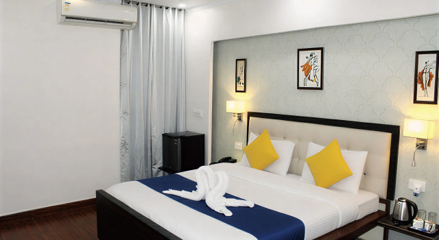 Двухместный номер Premium с красивым видом из окна Отель Krishna Residency - A Boutique Hotel
