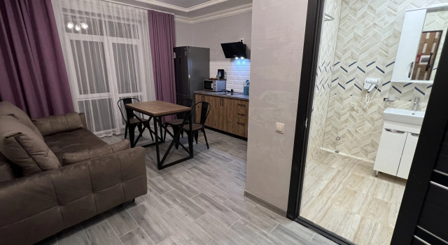 Двухместные апартаменты Однокомнатные с балконом Отель Eco Village