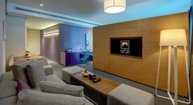Двухместный полулюкс с видом на город The Act Hotel Sharjah