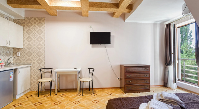 Double Studio with courtyard view Strela Hotel