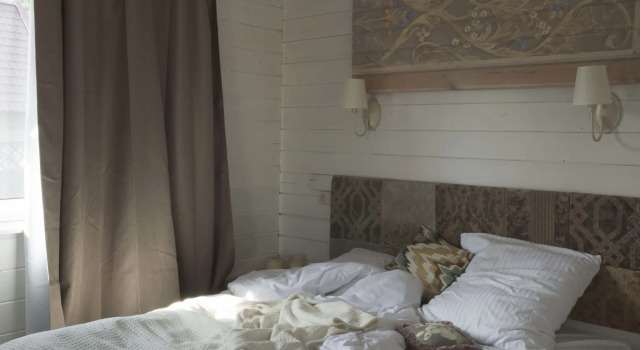 Коттедж с балконом и с видом на город Ryabinovaya Tarusa Guest House
