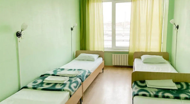 Кровать в общем номере Отель Smart Hotel Екатеринбург