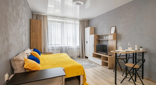 V Novom Zhk Komfopt-Klassa Flat, Rezervovat Apartmán Hotely v UVAO Area s parkováním, Parkování