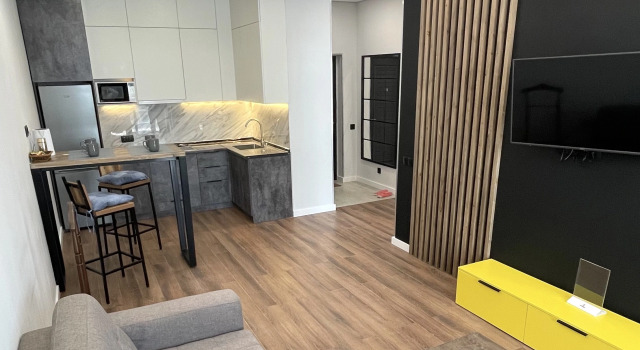 Двухместные апартаменты Comfort с красивым видом из окна Апартаменты Almatau Astana