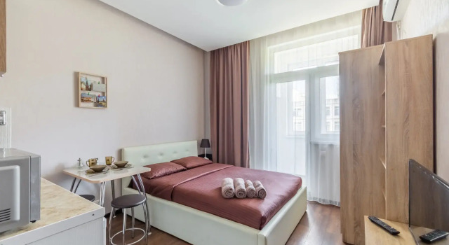 Apartonika na Belomorskoj 1 Apartments, Boek Appartement SAO Area Moskou