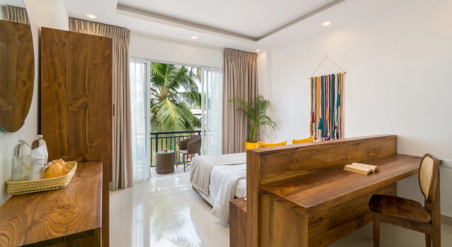 Номер Deluxe с балконом и с видом на океан Отель Outpost Weligama Beachfront