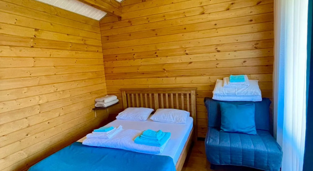 Трёхместный номер Comfort с красивым видом из окна База отдыха Кактус
