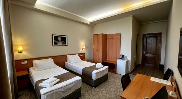 Double room with balcony and with view Hotel Olympia Garden