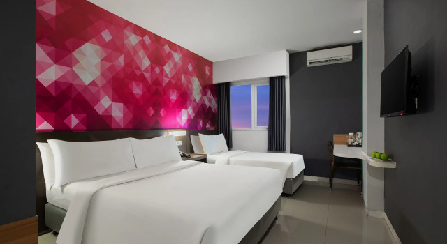 Standard Kolmen hengen Perhe huone favehotel Simpang Lima Semarang